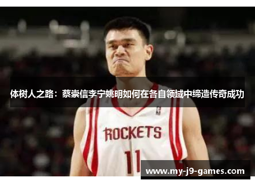 体树人之路：蔡崇信李宁姚明如何在各自领域中缔造传奇成功